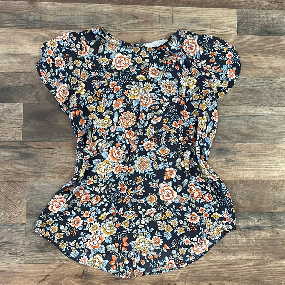 Floral LOFT blouse - Petite Medium